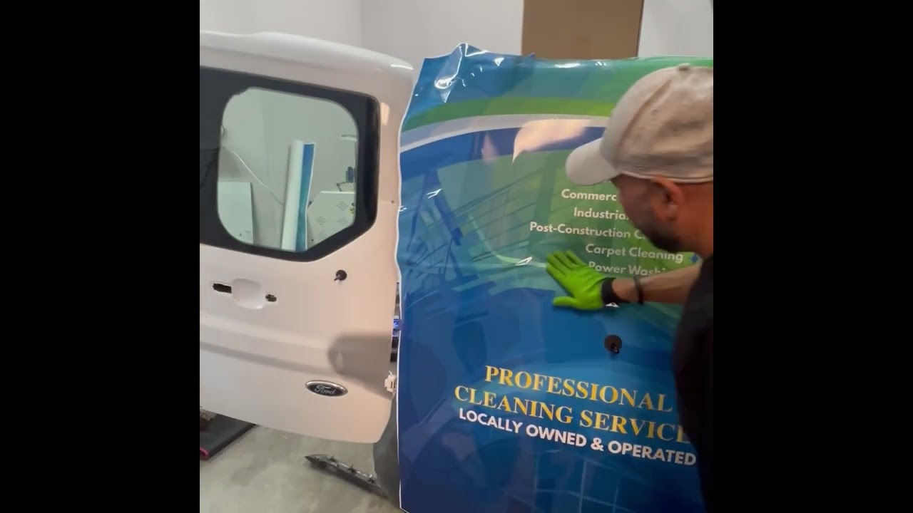 Premium 3/4 Commercial Van Vinyl Wrap - Ford Transit