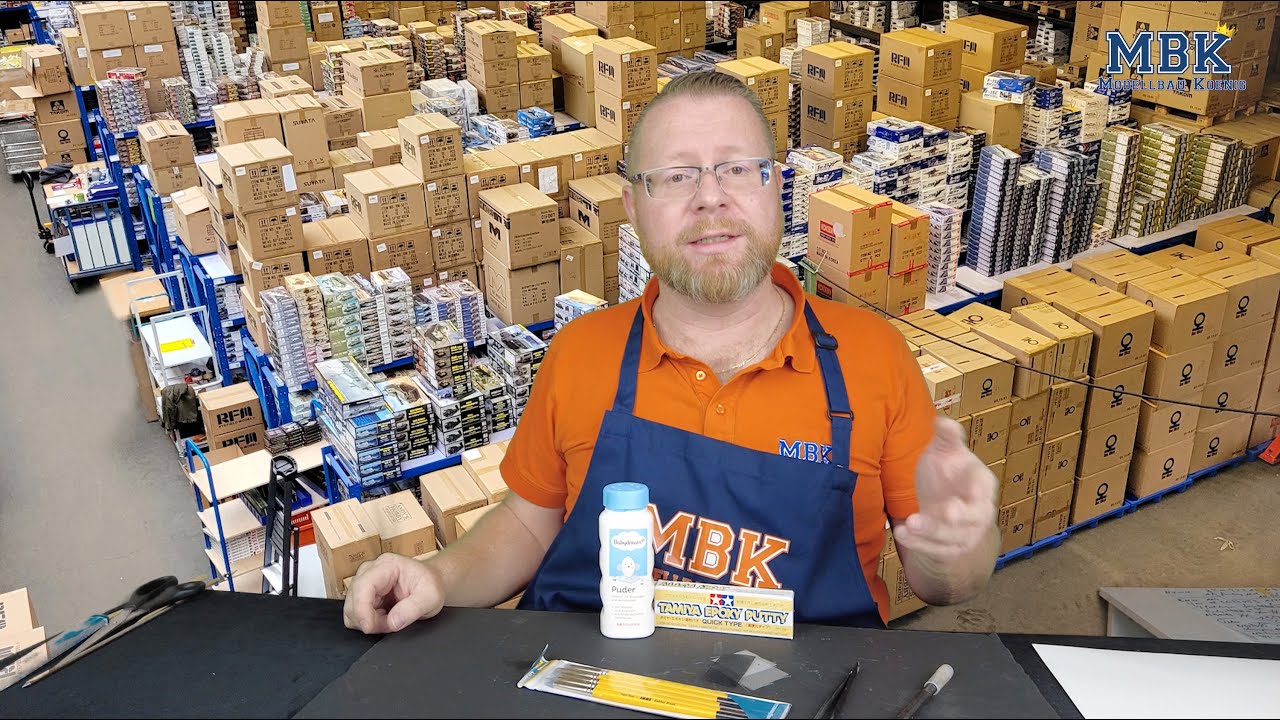 MBK Basics #012 - Erstellung von Sands&auml;cken mit Tamiya Putty