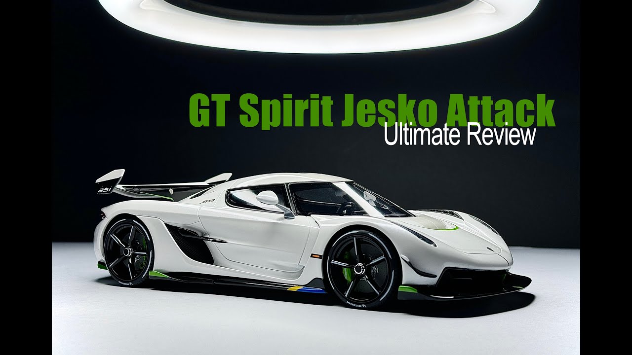 Распаковка и подробный обзор модели Koenigsegg Jesko Attack GT Spirit в масштабе 1/18 &mdash; настоящая...