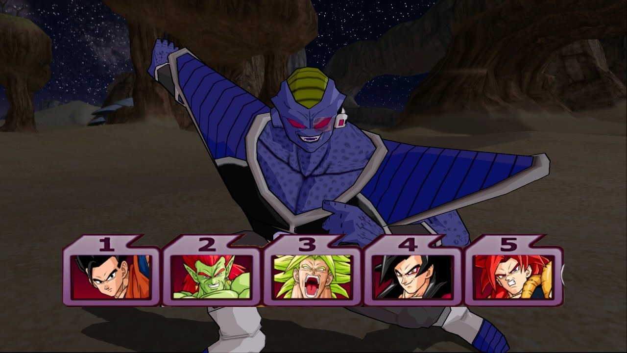 【TAS】Burter VS 5 CPUs (Enhanced Red Potara) | DBZ: Budokai Tenkaichi 3 (Epic ZC & ZC2)