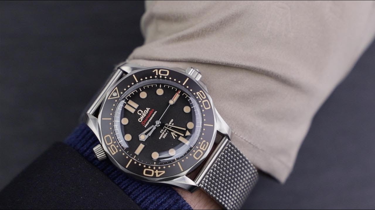 Omega Seamaster Diver 300M 007 James Bond Edition 210.90.42.20.01.001 Unboxing Video (4k)