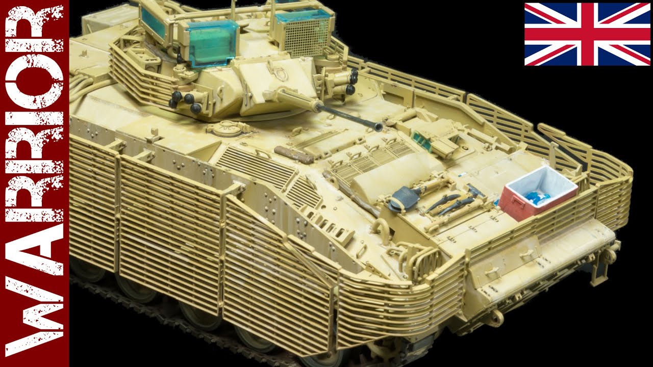 Британская БМП FV510 Warrior TES(H) - Часть 2 (модель Мэн в масштабе 1:35)