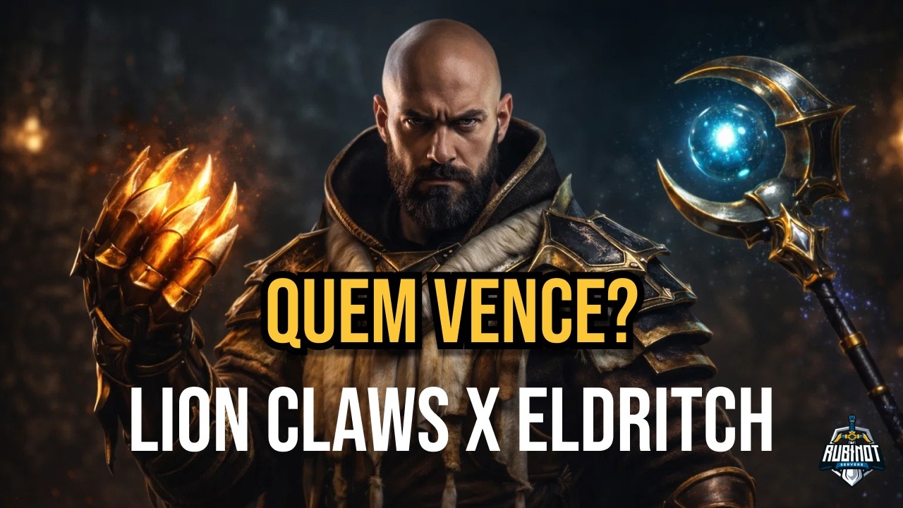 Testei Lion Claws x Gilded Eldritch Crescent Moon Spade. O resultado surpreende | Rubinot