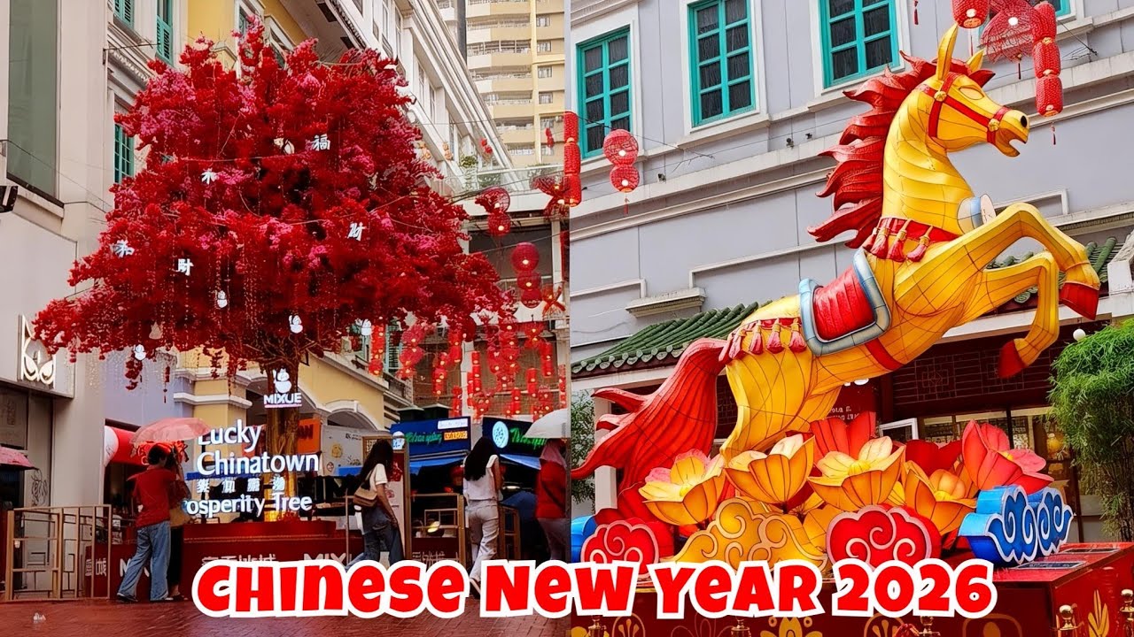 Ang Pagdiriwang ng Chinese New Year sa Lucky Chinatown 2026💥🎆🎇 #jvertv 