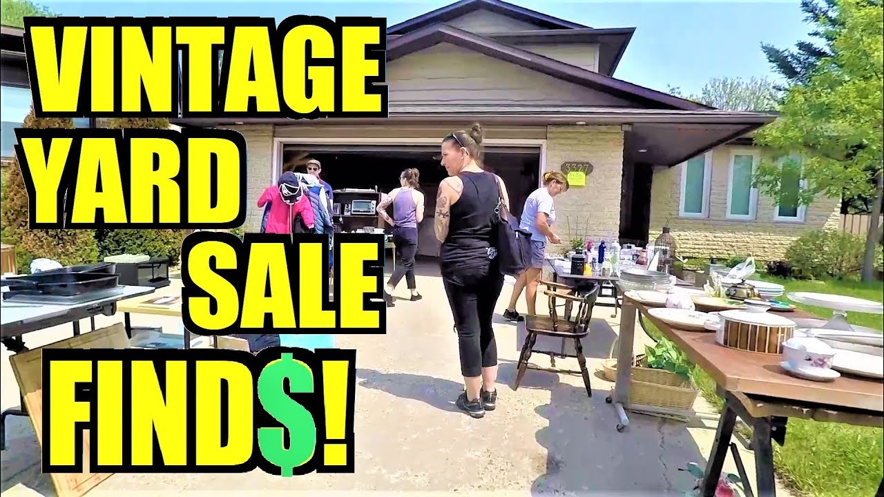 Ep194: MORE INCREDIBLE VINTAGE YARD SALE FINDS!!! - The ORIGINAL GoPro Yard Sale VLOG!