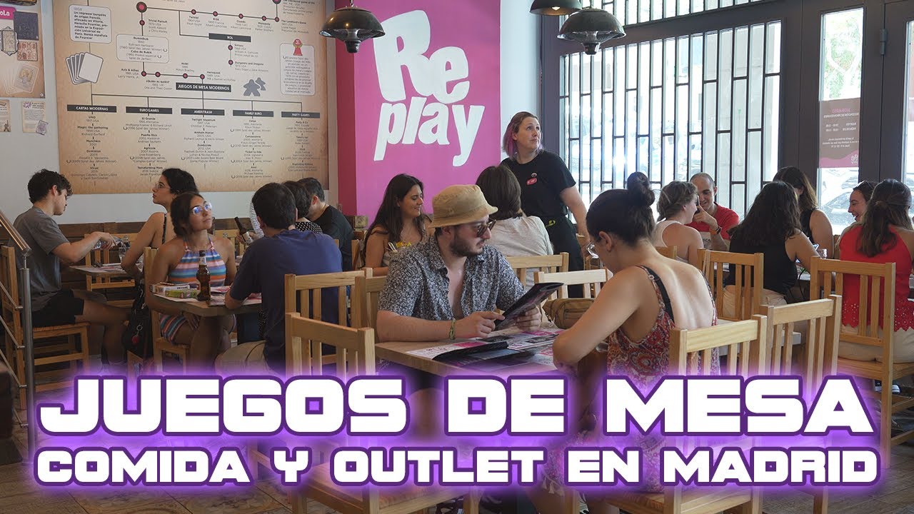 Os enseño el Replay Boardgame Outlet Cafe