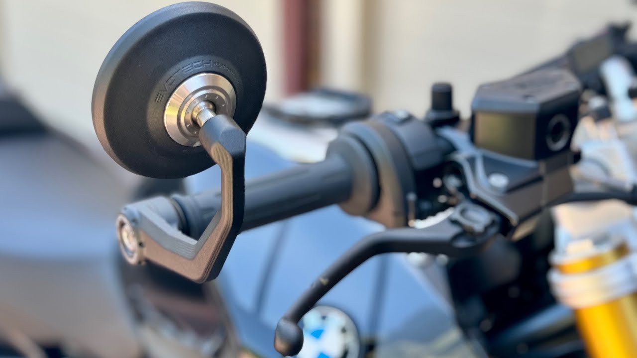 Обзор зеркал Evotech Performance Bar-End Mirrors для BMW R1250R 2023 года!