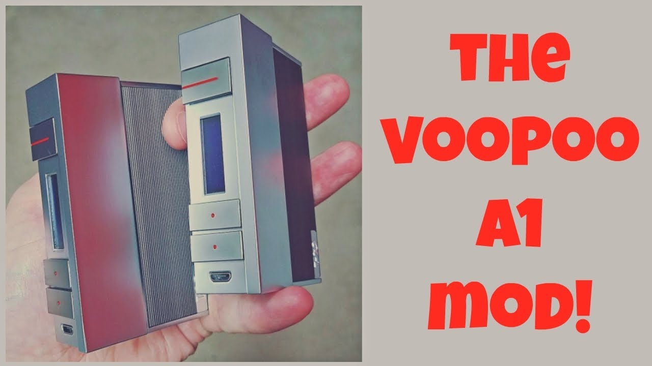 Alpha One(A1) Mod By VOOPOO! A 1980s Style Retro Vape Mod!