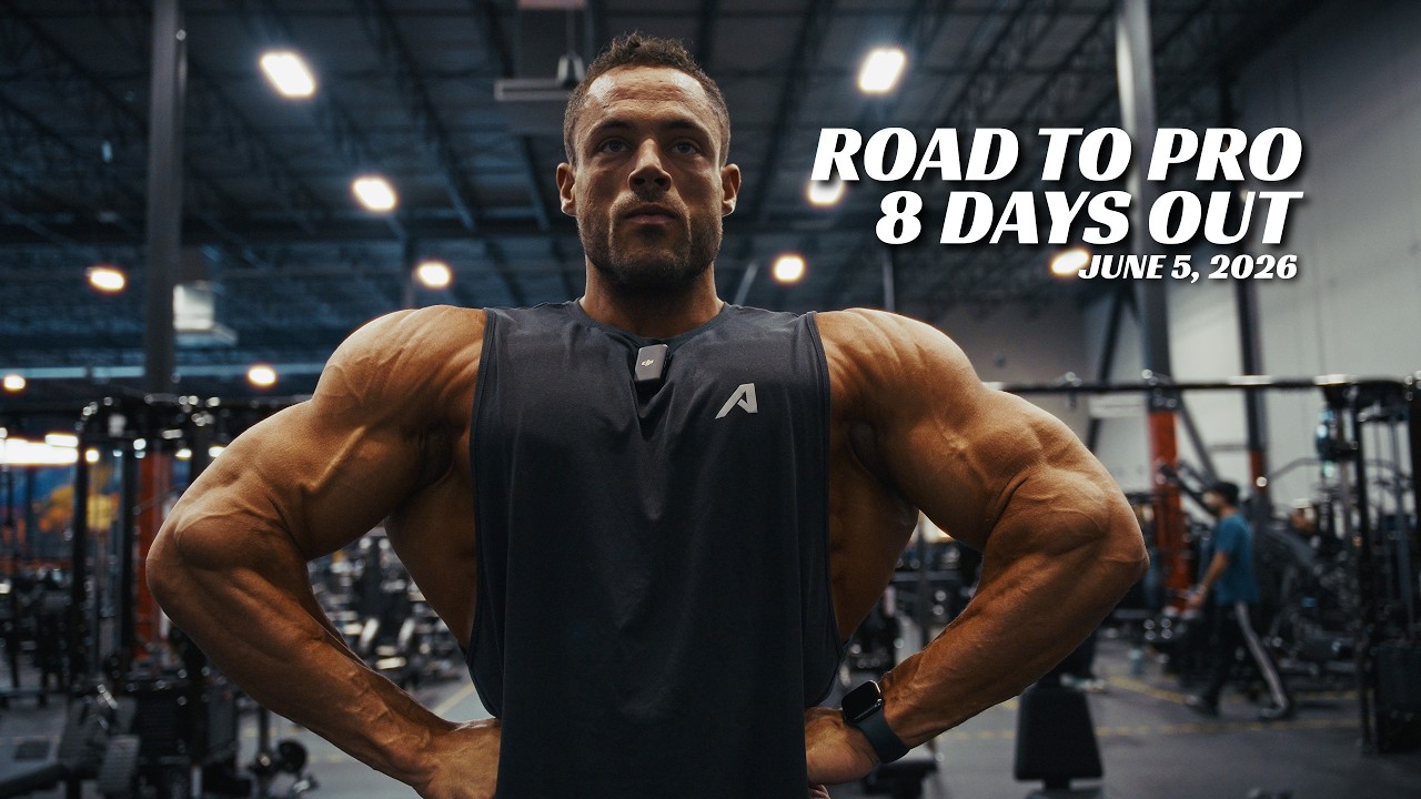 PT. 1 | TORONTO PRO QUALIFIER // 8 Days out // SHOULDERS, CHEST, & ARM DAY