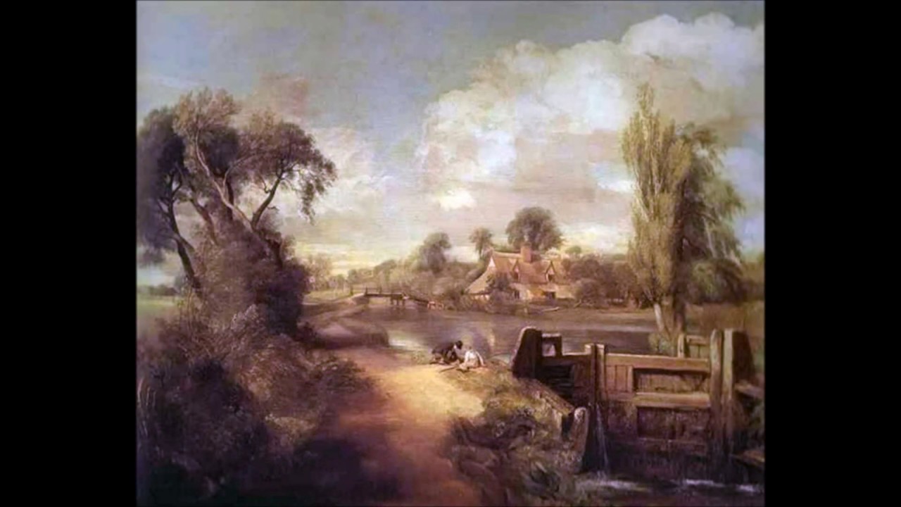 John Constable - Flatford Mill and East Bergholt, then and now.