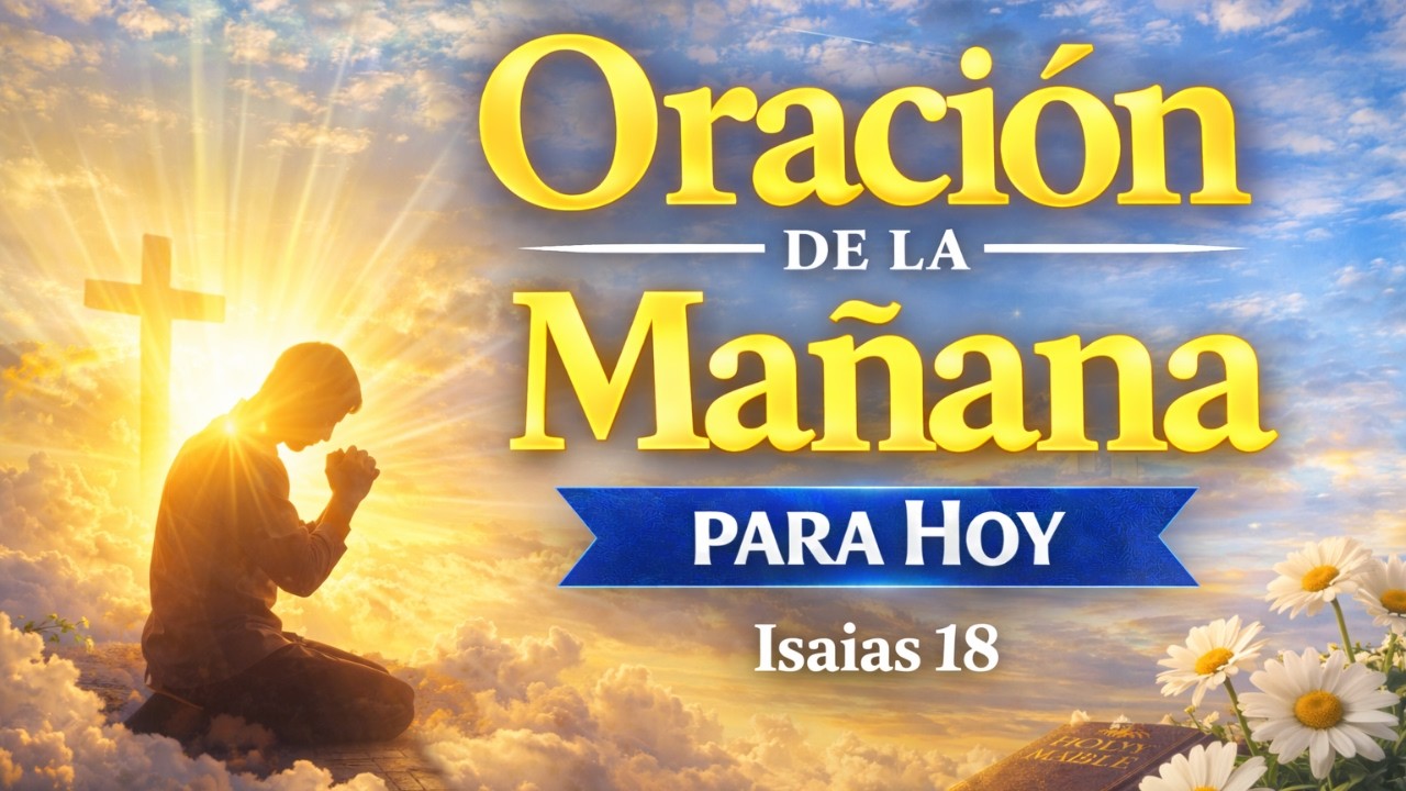 ORACIÓN DE LA MAÑANA DE HOY 🌅 Recibe La Bendición y Protección de Dios Para Este Día