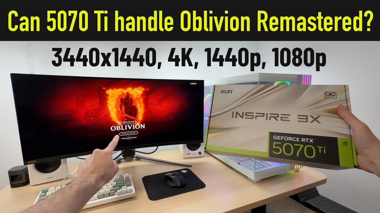 What's going on with the RTX 5070 Ti in Oblivion Remastered?