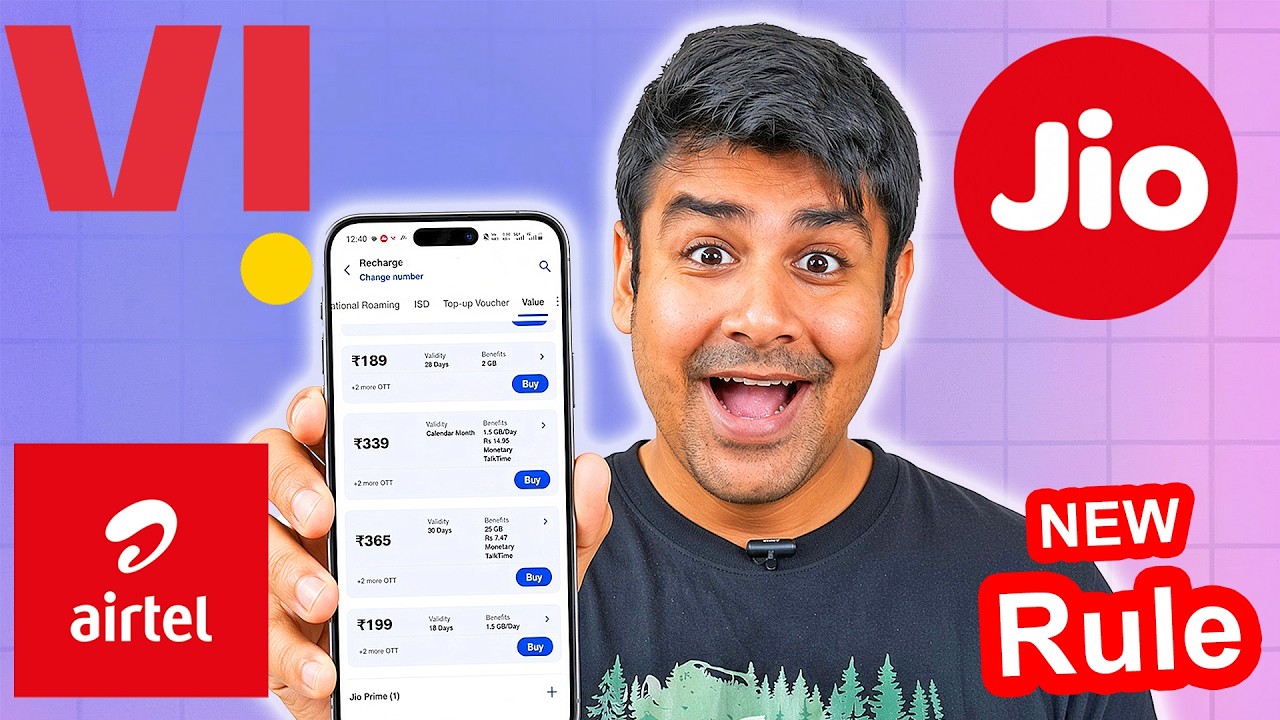 Breaking News - Jio, Airtel, Vi & BSNL | TRAI New Rule