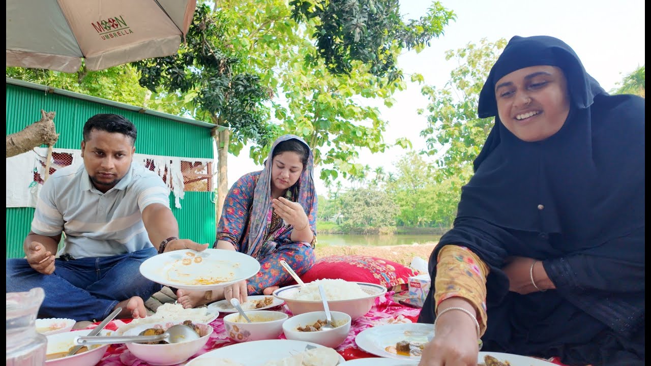 খামার বাড়িতে সবাই মিলে পিকনিক করলাম | Doyel Agro