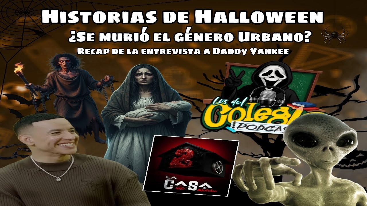 Daddy Yankee ¿Se murió el género urbano? Historias de Halloween en la casa del sustito.