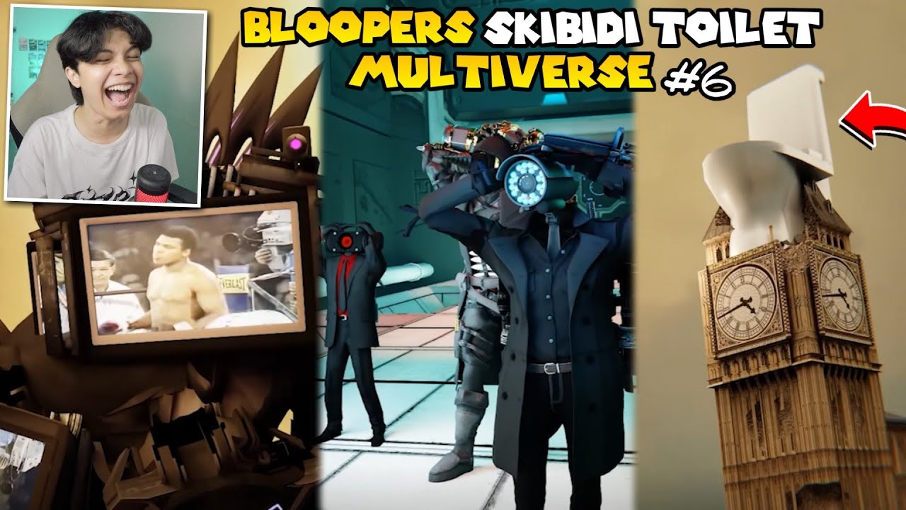 React MEME BLOOPERS Skibidi Toilet Multiverse #6