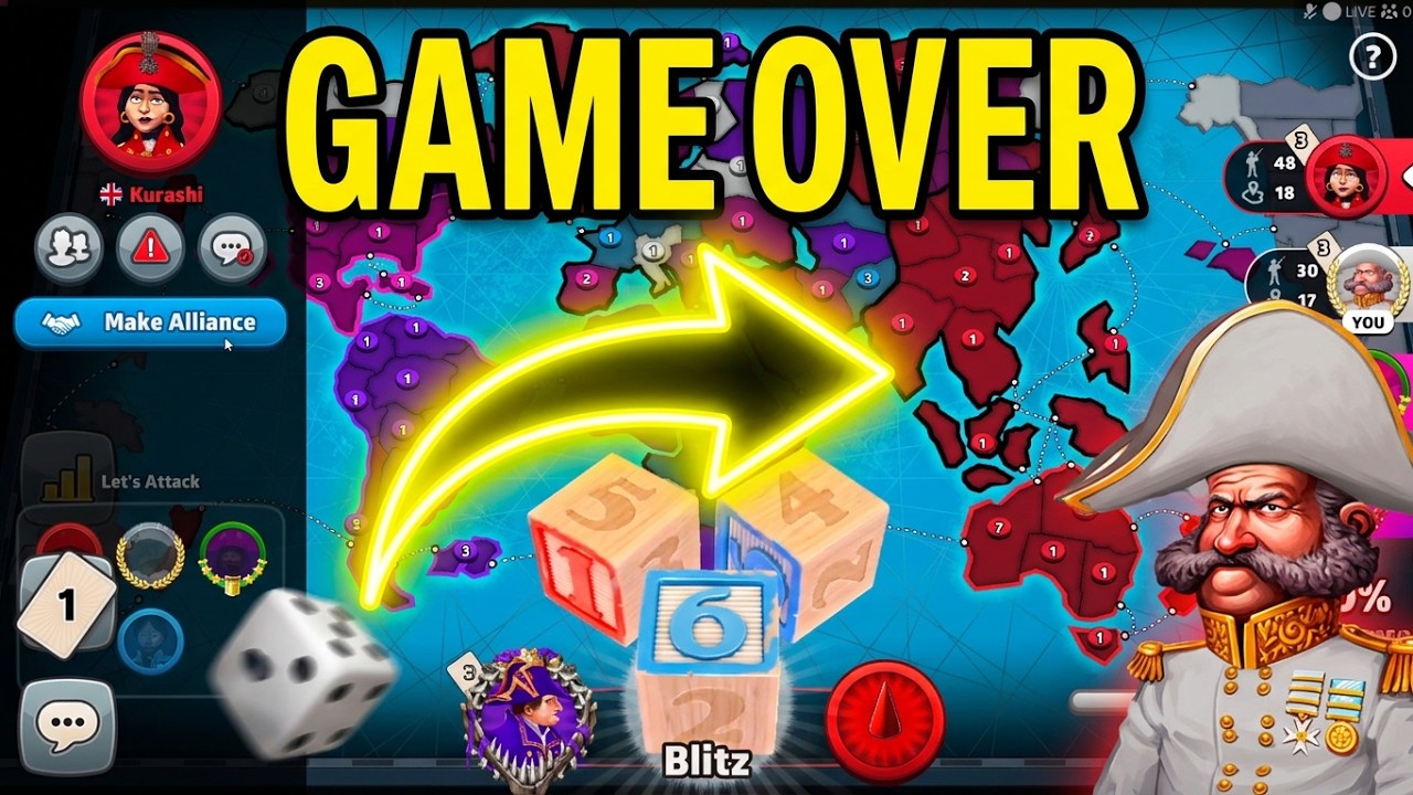 What Happens when the Alliance Collapses?!! Risk Global Domination