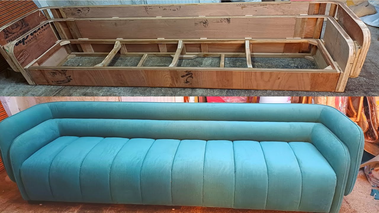 How To Make New Design Sofa | New Design Sofa Set 2024 | Three Seater Sofa Kaise Banayen