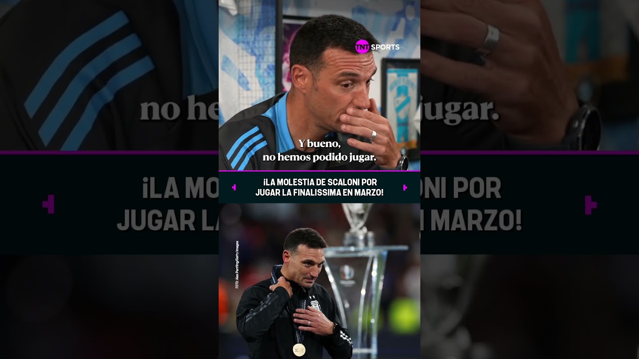&iexcl;EL ENOJO DE SCALONI POR LA FECHA DE LA FINALISSIMA ENTRE ARGENTINA Y ESPA&Ntilde;A! #Shorts