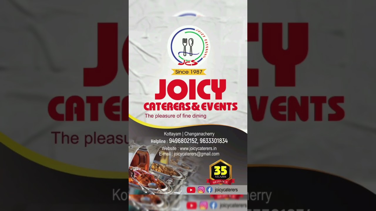 Joicy Catering service in Ettumanoor, Kottayam, Changanacherry, Thiruvalla, Pathanamthitta