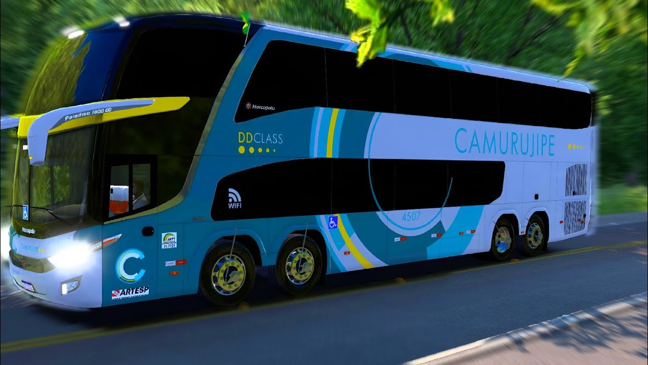 VIAGEI VIAÇÃO CAMURUJIPE DD CLASS SEGUE VIAGEM CANOINHAS X MATHEUS DO SUL .