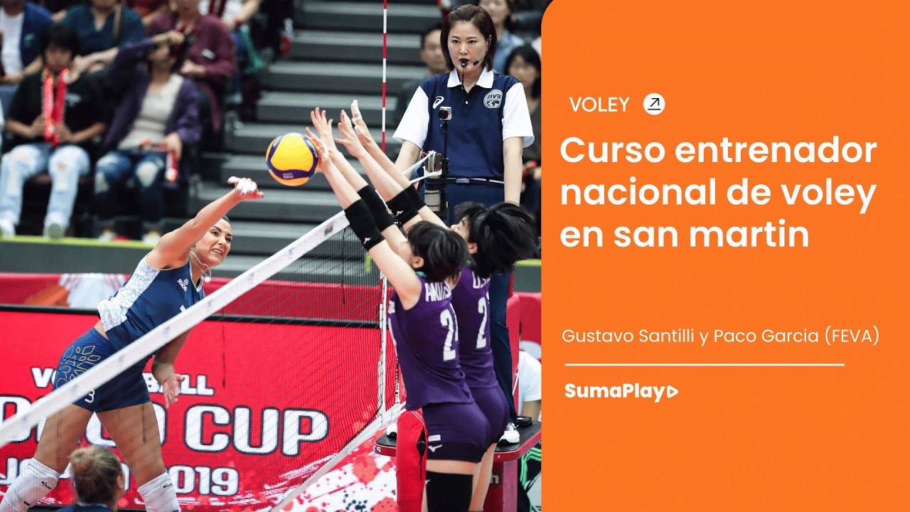 Curso entrenador nacional de voley en San Martin