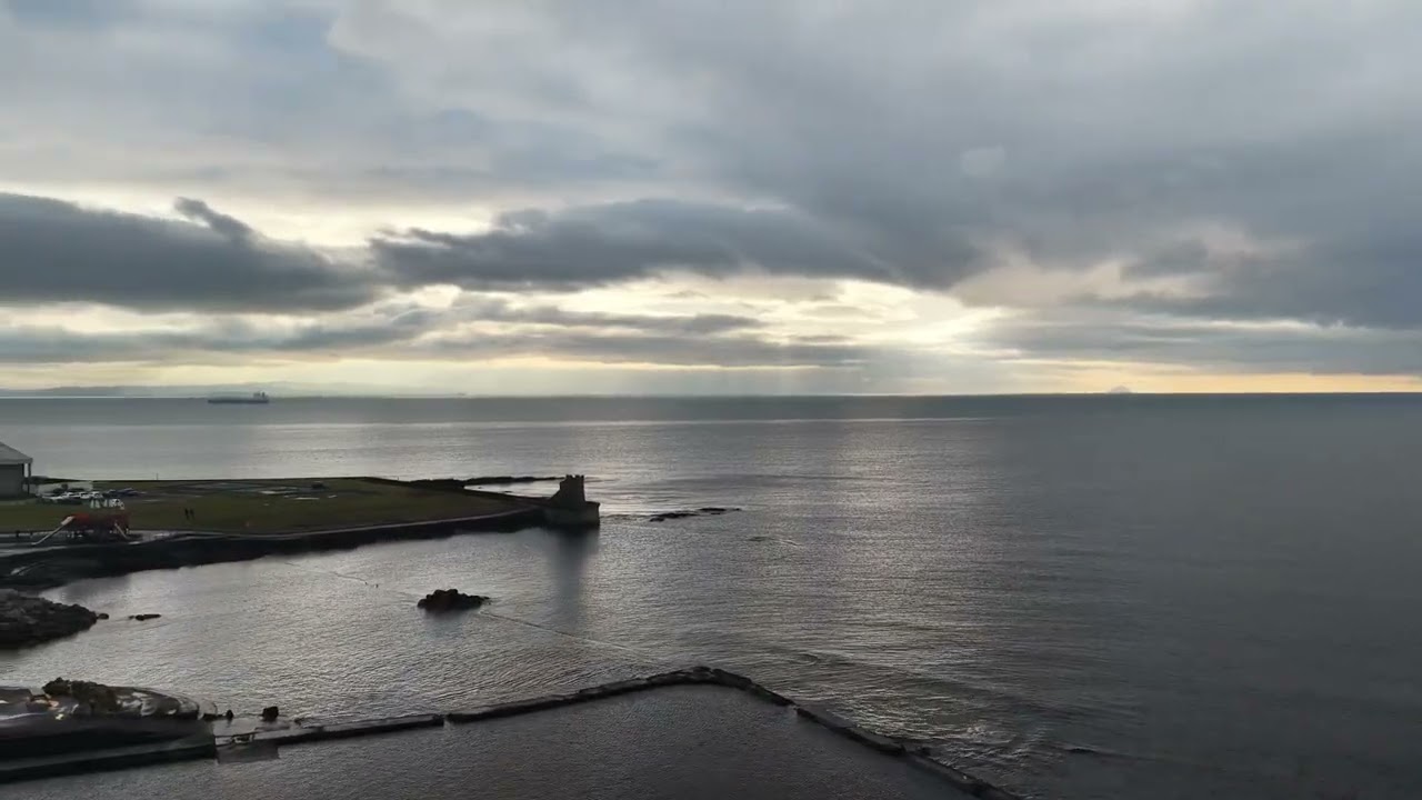 An Aerial Tour: Ardrossan South Beach and Saltcoats Shore. 