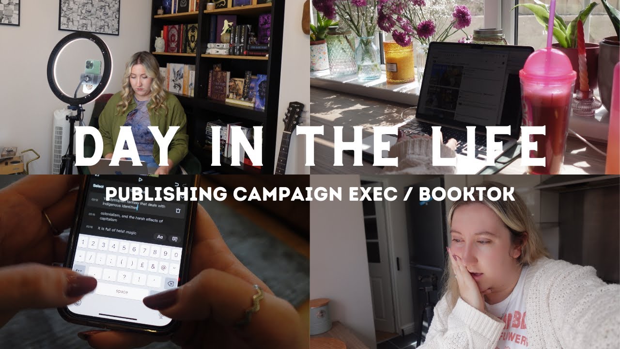 daily vlog | publishing industry, work from home, booktok, and chats