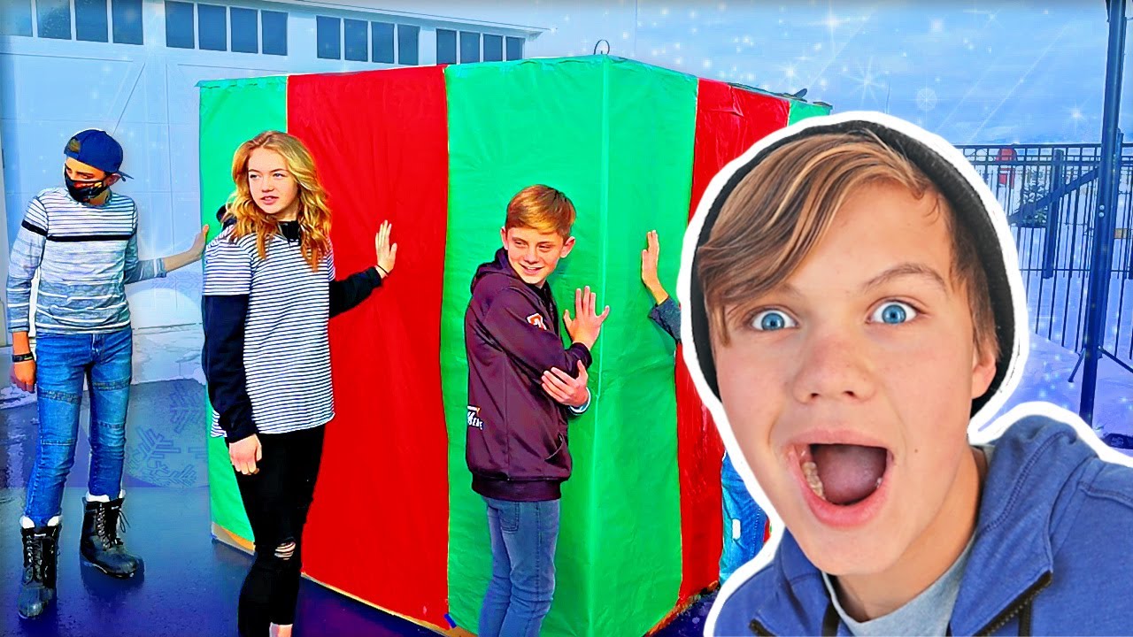 LAST to LEAVE the GIANT PRESENT Prank!