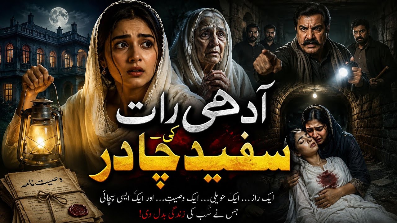 Adhi Rat ki Safed Chadar | آدھی رات کی سفید چادر | Urdu Dunya #emotional 