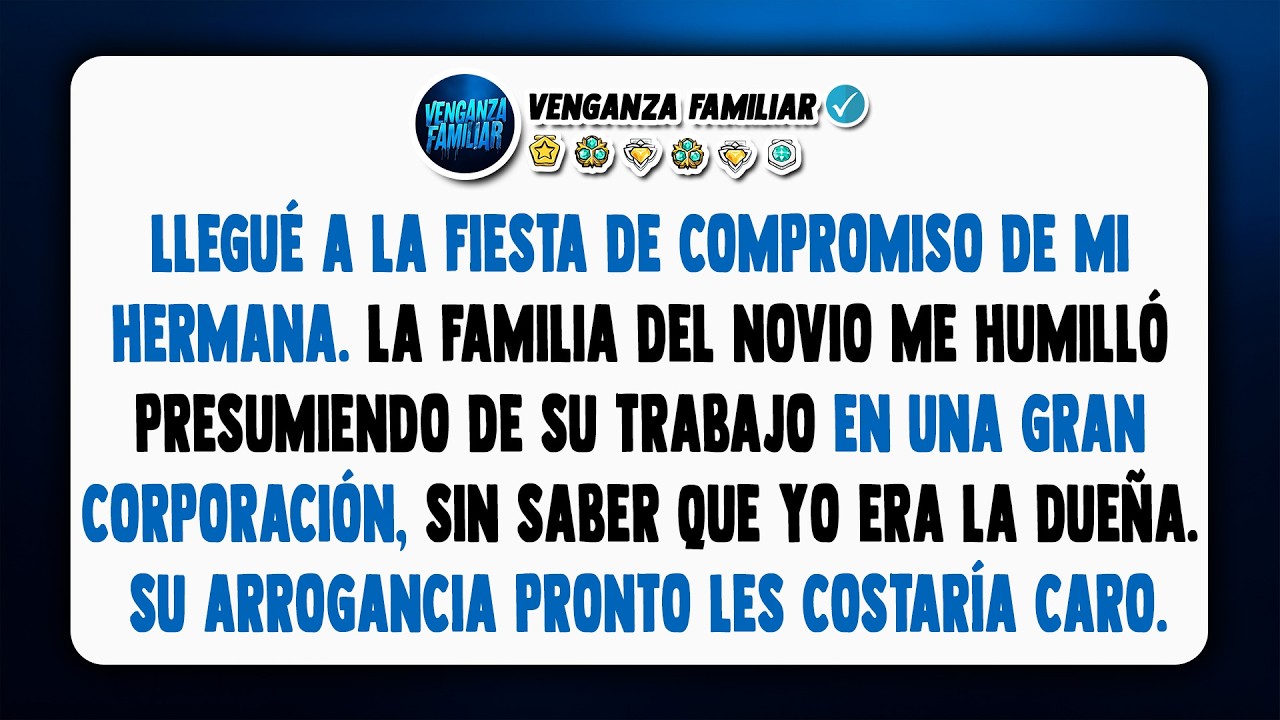 Se burlaron de mí en el compromiso. Revelé que soy dueño de la empresa donde trabajan.