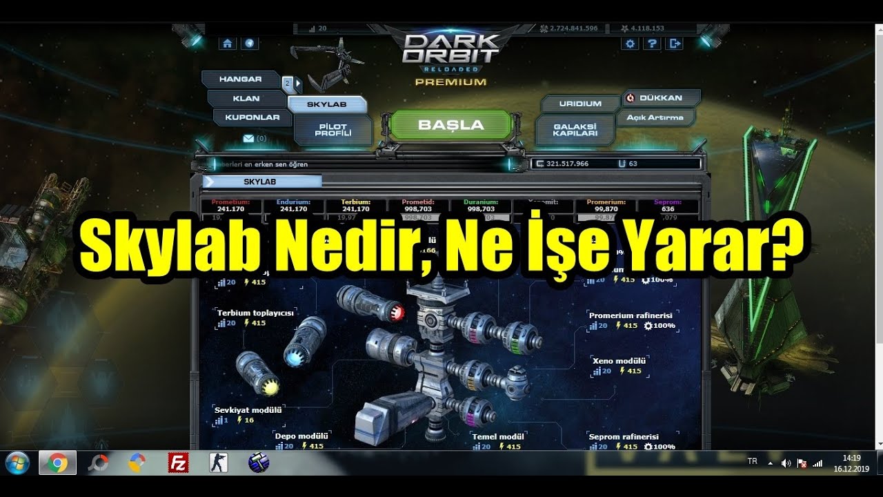 DarkOrbit - Skylab Nedir, Ne İşe Yarar?