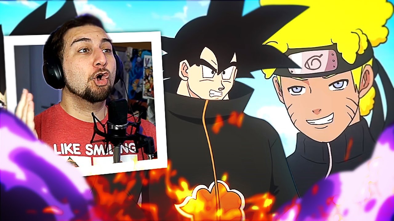 THE SAIYAN AKATSUKI AND WHAT JUTSU?! | Kaggy Reacts to Goku vs Naruto Rap Battle 3