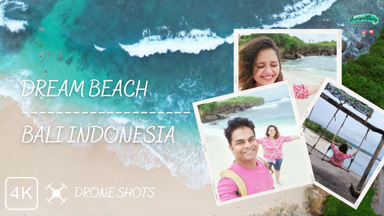 Dream Beach | Bali | Nusa Lembongan | 4k Drone Shots | DJI Mini 3 Pro