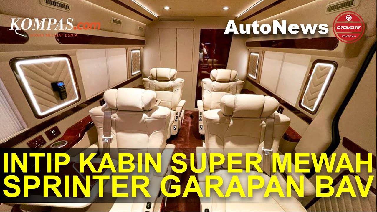 Intip Kabin Super Mewah Sprinter Garapan BAV. Ada Toilet, Kulkas Hingga Kursi Pijat