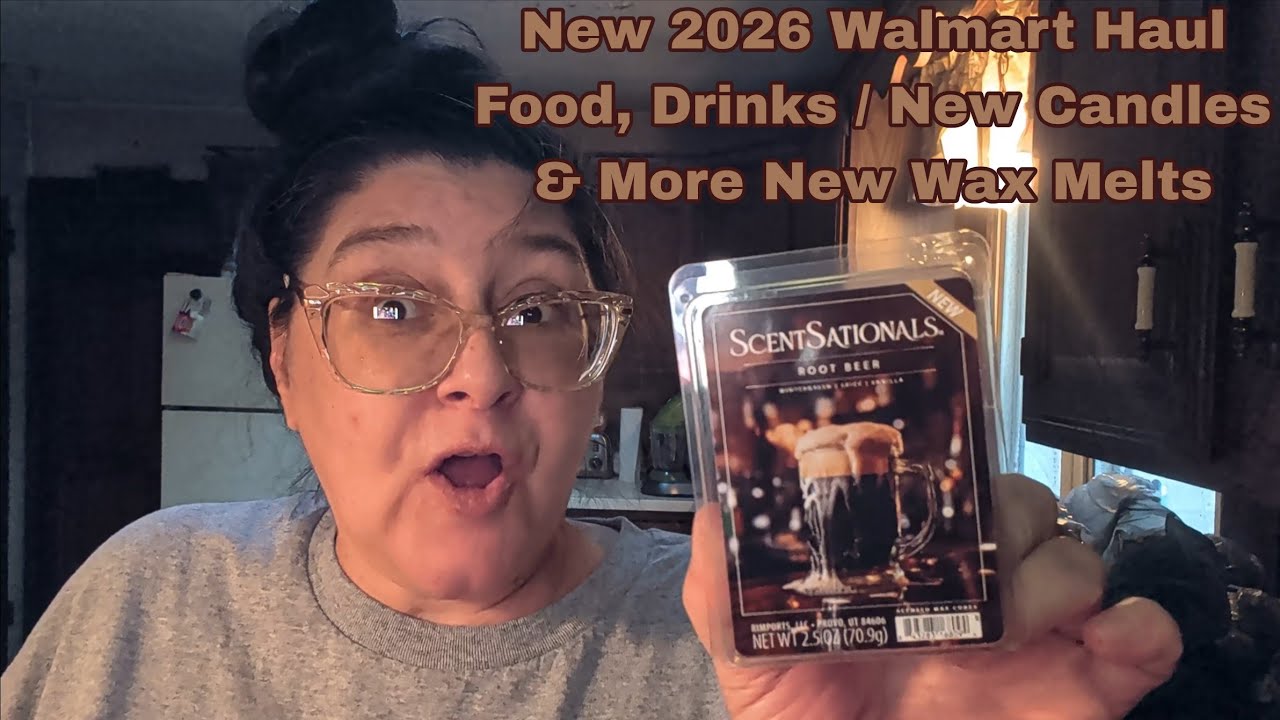 New 2026 Walmart Haul Food, Drinks/ New Candles & More New Wax Melts 