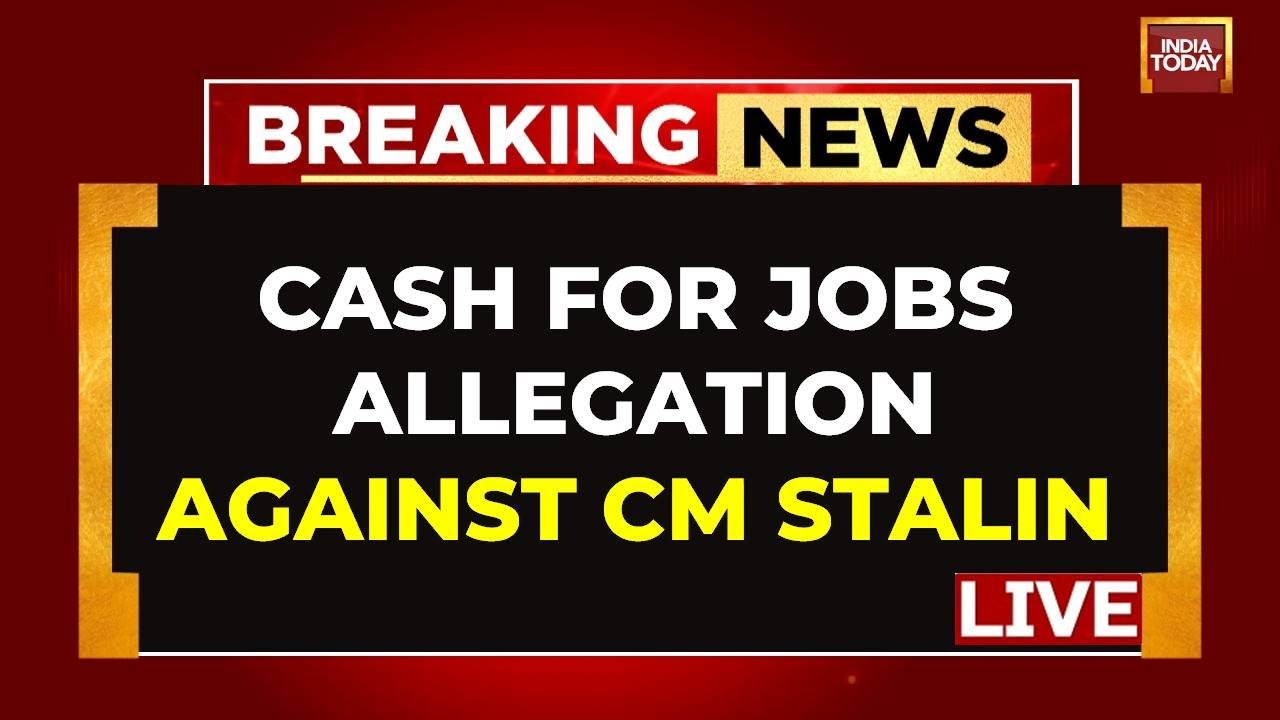 Tamil Nadu Cash For Job Scam LIVE News | Massive 'cash For Jobs' Scam Unearthed | CM MK Stalin Vs ED