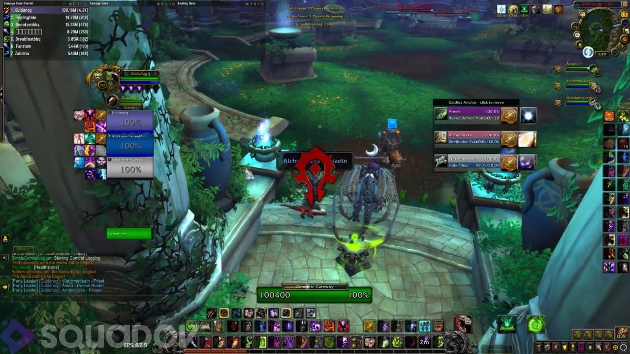 Affliction warlock 3v3, 2.5k exp - WoW: Shadowlands 9.2.5