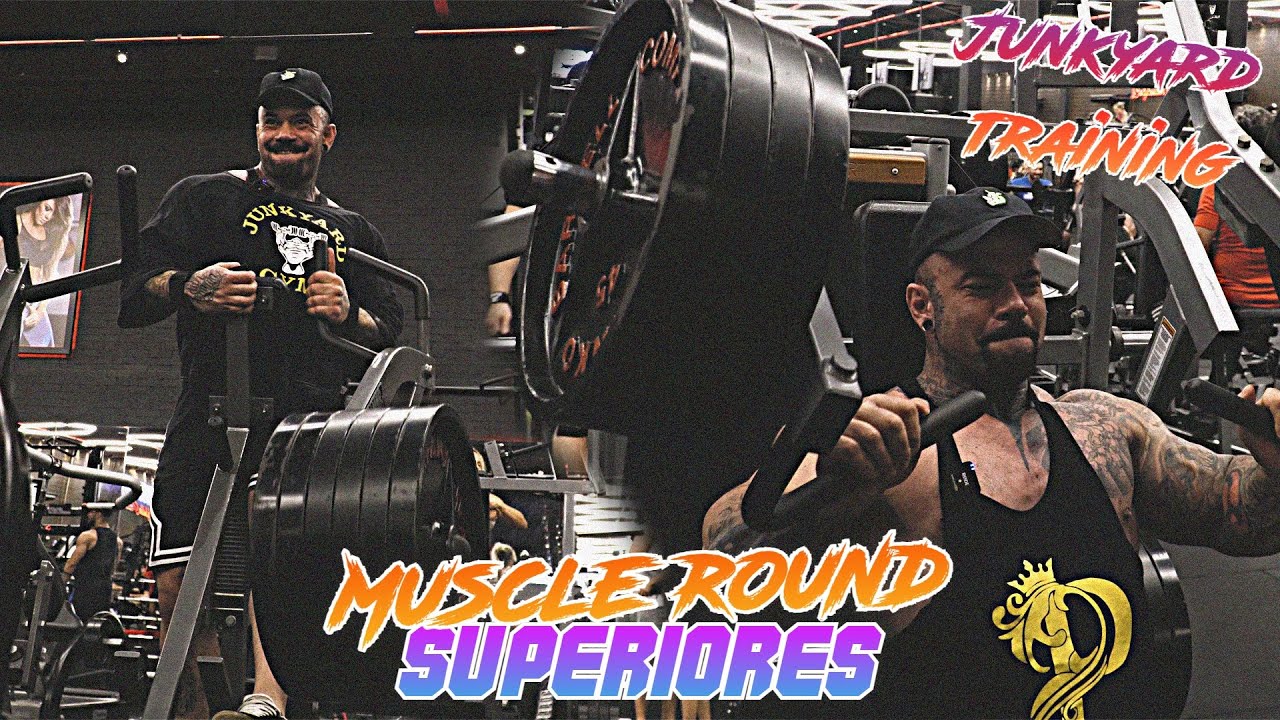 XICORIA FAZ TREINO COMPLETO DE SUPERIORES APENAS COM MUSCLE ROUNDS! TREINO JUNKYARD