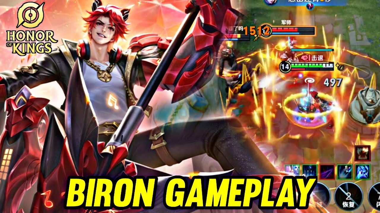 HOK : BIRON GAMEPLAY | IN CLASH LANE - HONOR OF KINGS
