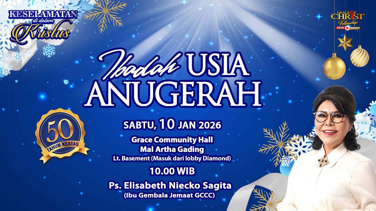 Ibadah Natal Usigrah GCCC 10 Januari 2026