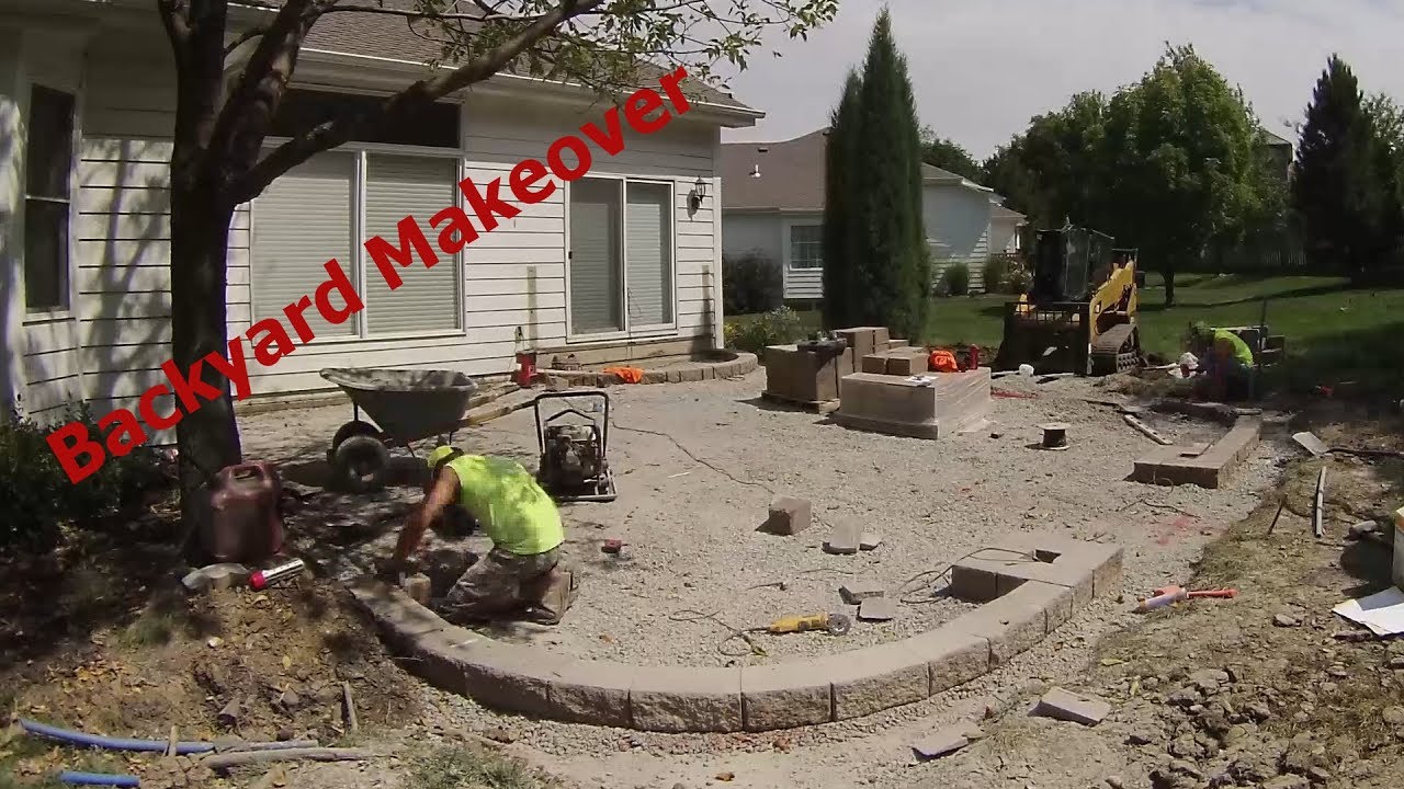 Backyard Makeover: Patio/Firepit/Seatwall