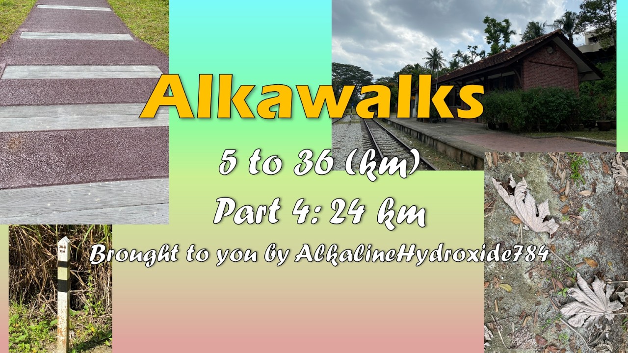 24 km down the Rail Corridor: a rustic reminiscence (Alkawalks)