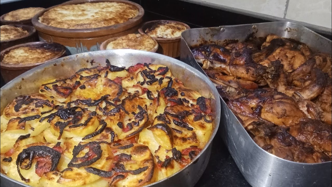 مفيش احلى من أكل ايام زمان😋😋 الطواجن فى الفرن القش 😋❤️