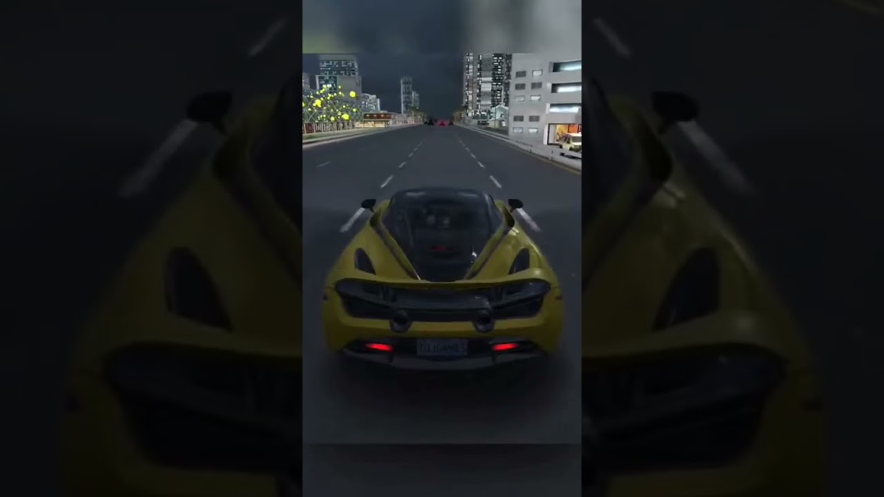 McLaren in game traffic racer Pro