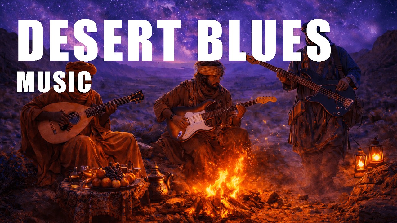 1 Hour Desert Blues Music – Hypnotic Desert Groove Session