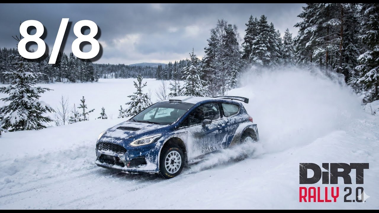 Kraksa na śniegu! Ford Fiesta R5 MK II w Szwecji - Stor-jangen Sprint Reverse!