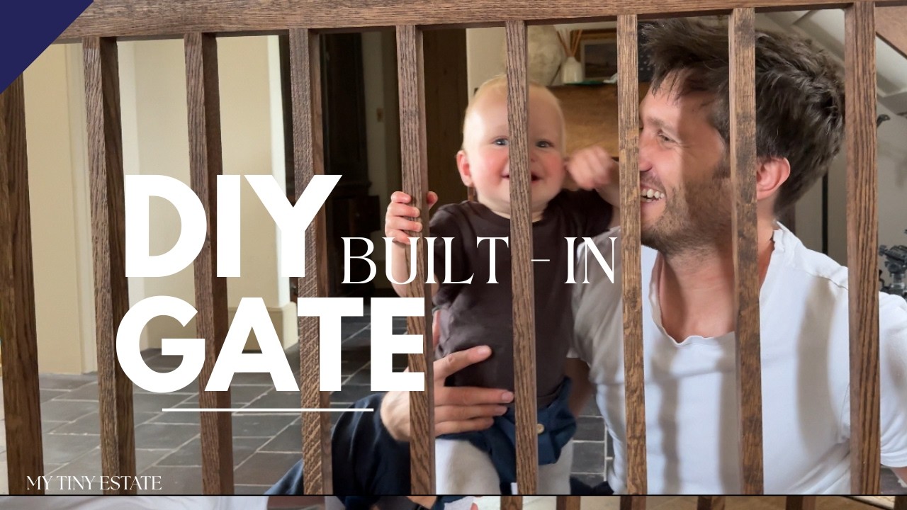 DIY Oak Baby Gate | Beautiful Stair Gate That Matches Your Home