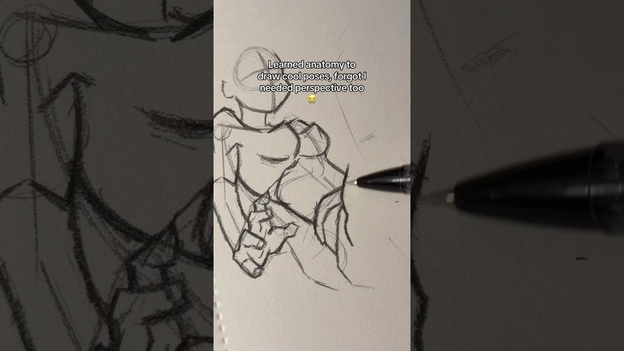 There&rsquo;s so much to learn 😭.    #art #artist #drawing #anatomy #fy