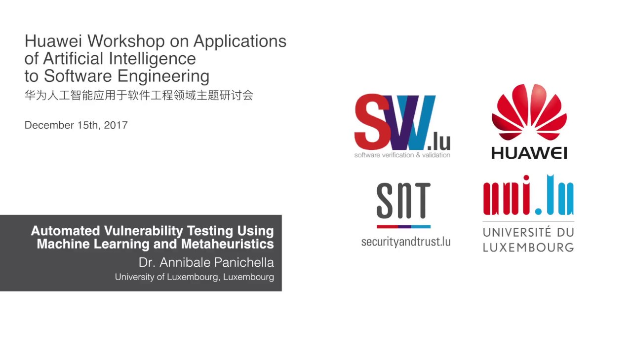 Automated Vulnerability Testing Using Machine Learning and Metaheuristics